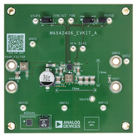 MAX42406EVKIT Board Photo Top View
