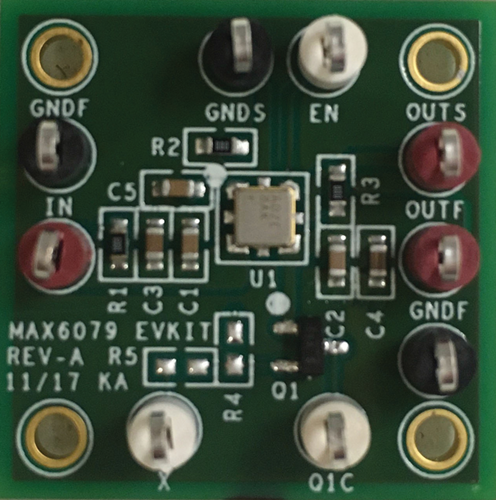 MAX6079EVKIT:ボード写真