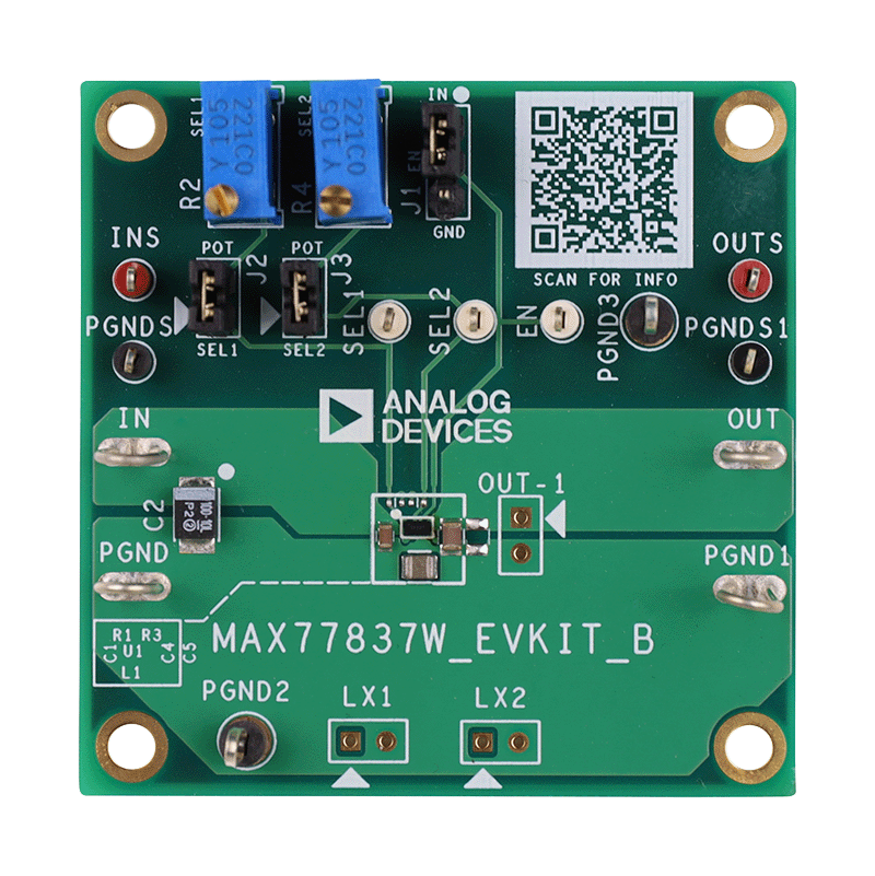 MAX77837EVKIT Board Photo Top
