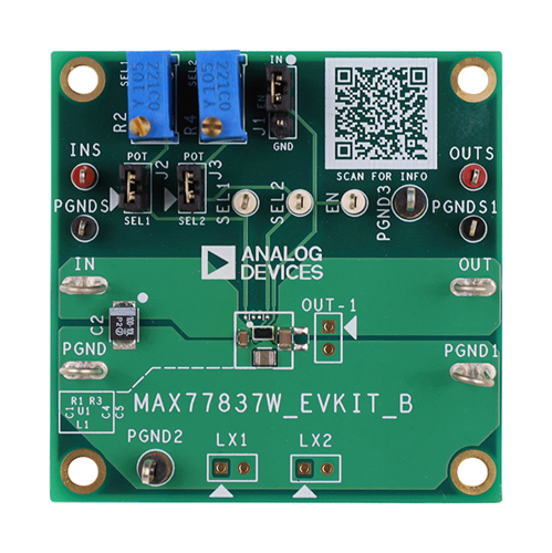MAX77837EVKIT Board Photo Top