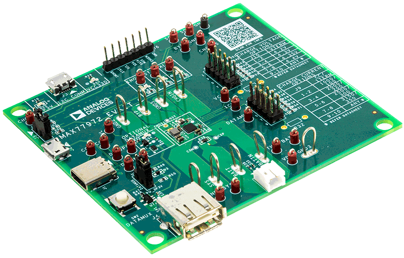 MAX77972EVKIT Board Photo Angle View