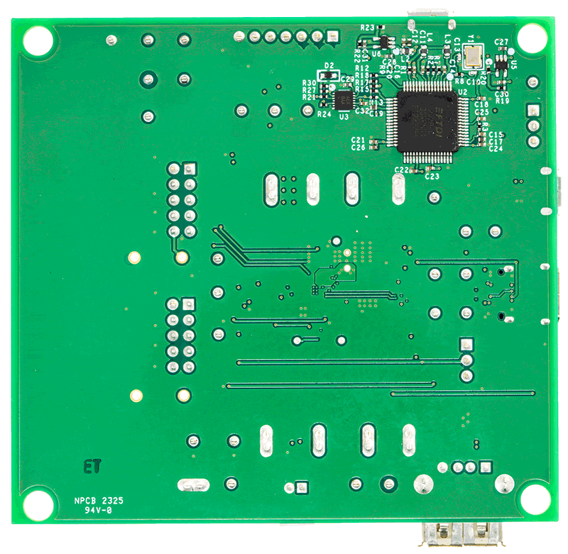MAX77972EVKIT Board Photo Bottom View