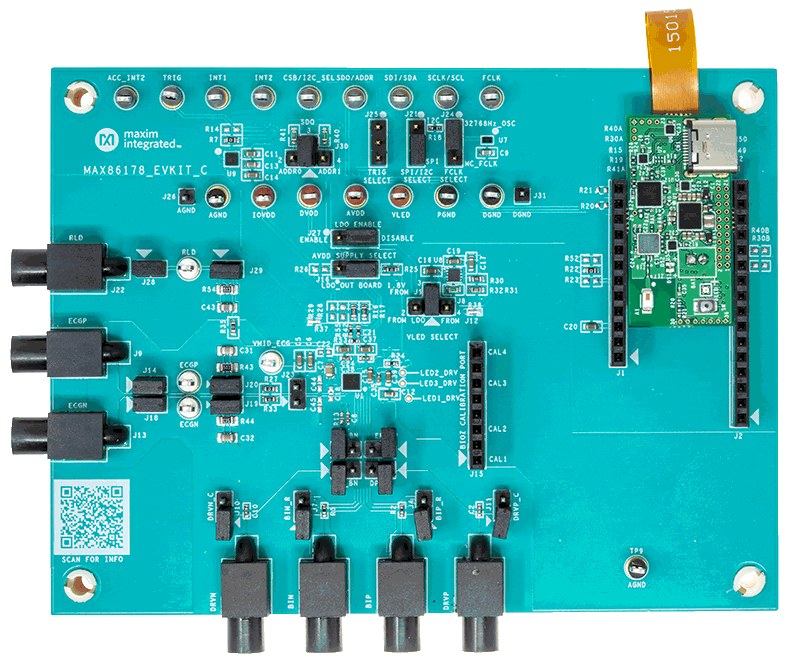 MAX86178EVKIT Board Photo Top