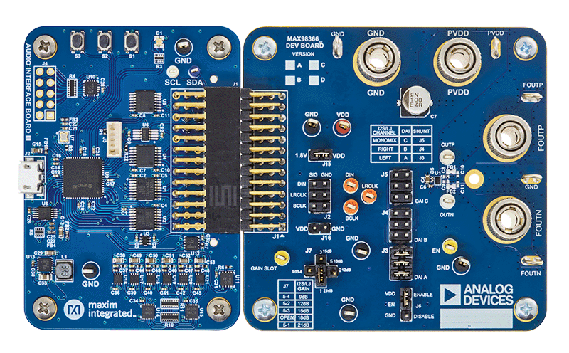 MAX98366KIT Board Photo Top View