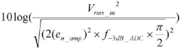 SNR formula