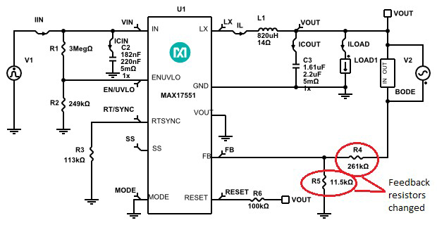 Figure 5. Schematic generated by EE-Sim design and simulation tool.