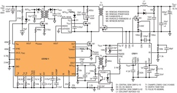図9. 150V~400V入力、12V/16.7A出力絶縁型フォワード・コンバータ