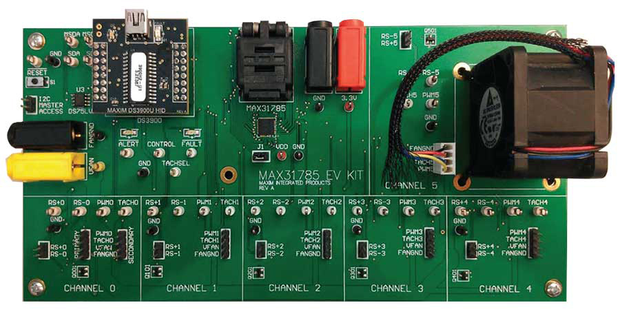 図6. MAX31785の評価用ボード