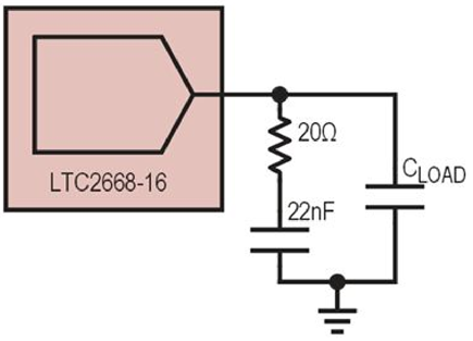 Figure 1. Snubber allows 5nF output capacitance.