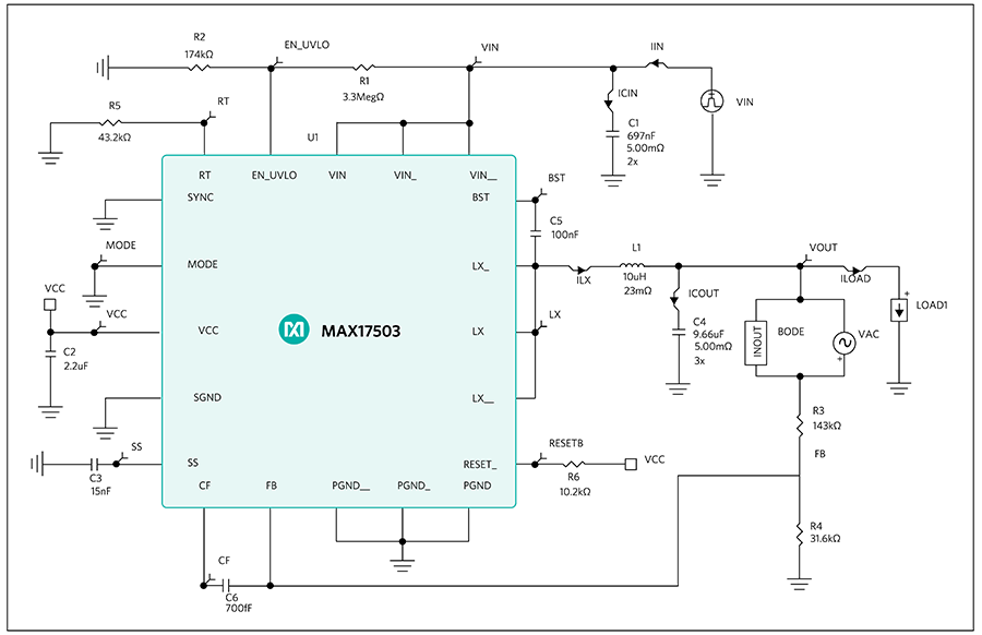 Figure 3c. MAX17503 block diagram.