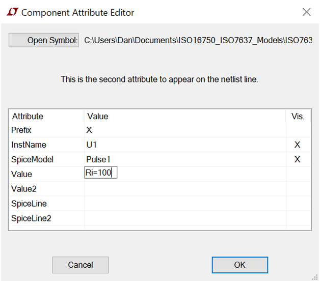 Attribute editor.