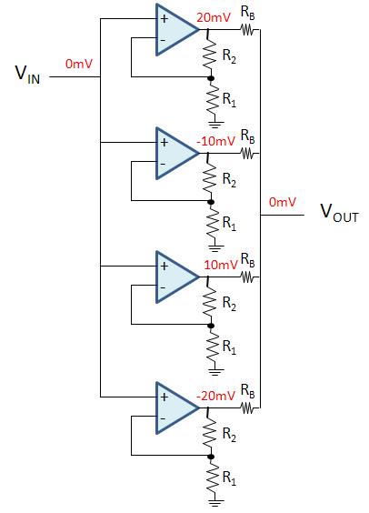 Paralleling Amplifiers to Reduce Offset Voltage