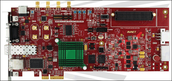 図16. Avnet Xilinx Virtex-6 LX130Tの評価キットは、MAX17017を採用しています。