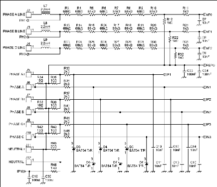 Figure 8. Schematic of the hot board showing the IV interface