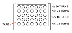 図13. トランスの構造図