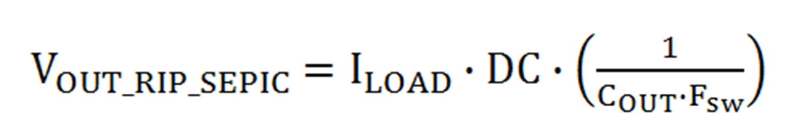 ZetaSEPICVOUTripple SEPIC VOUT Ripple Eqn
