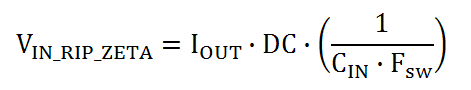 Zeta VIN Ripple Eqn