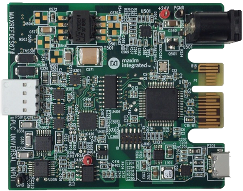  A universal-input reference design that can measure voltage, current, and voltage with RTD or thermocouple.