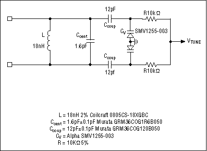 図8. 210MHzのハイバンドIFのタンク回路図