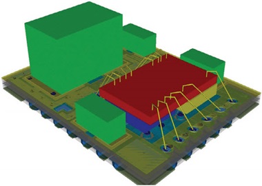 Figure 3. 3D render of μModule assembly.