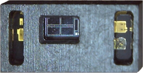 Figure 1. ADPD174, optical 6.5 mm × 2.8 mm system in a single package.