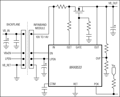 MAX8533：標準動作回路