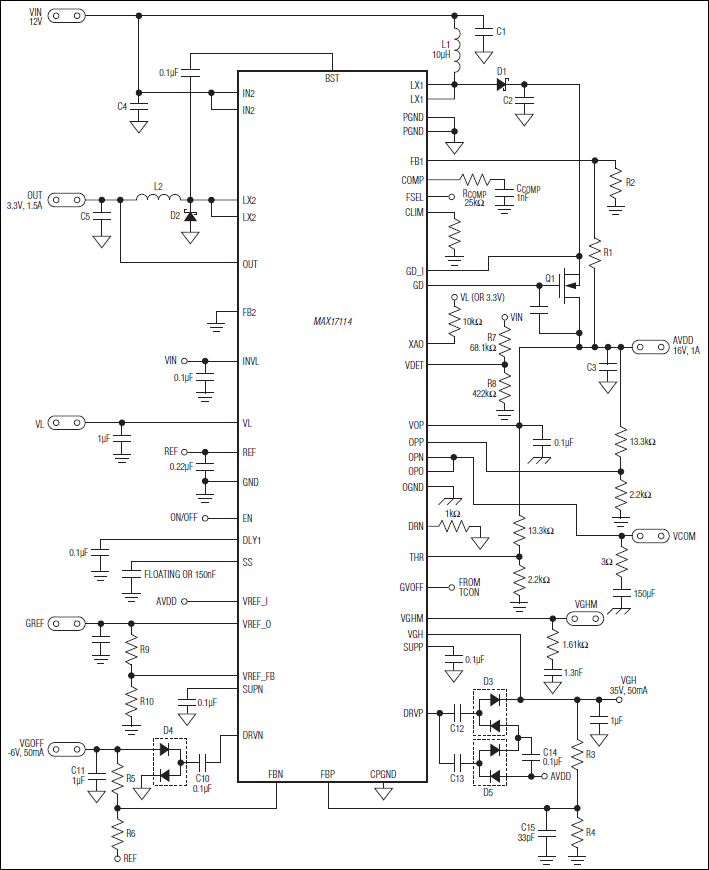 MAX17114: Typical Operating Circuit