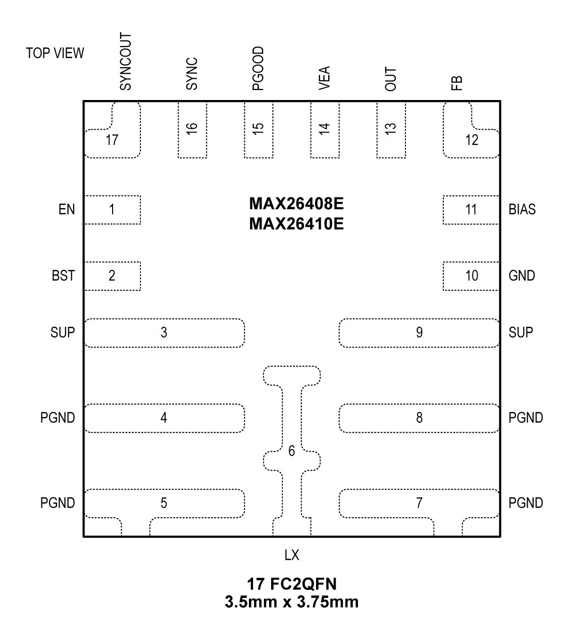 max26408e pin configuration
