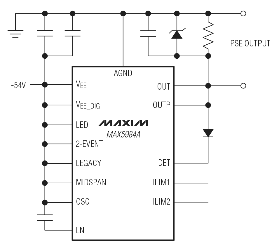 MAX5984 Circuit Diagram