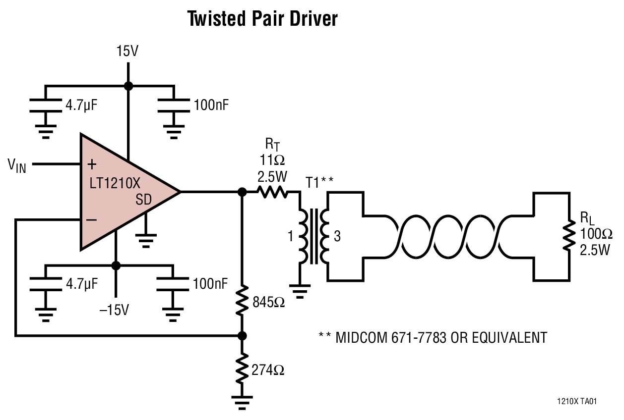 Twisted Pair Driver