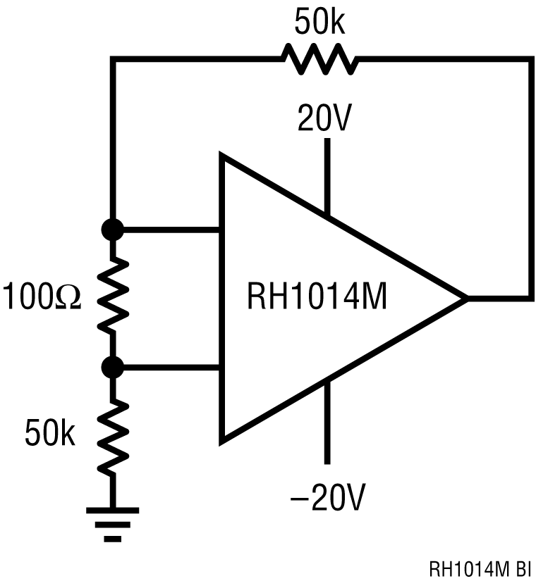 RH1014M Application Circuit
