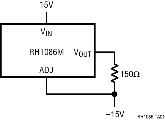RH1086M Total Dose Bias Circuit