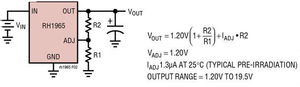 RH1965 Typical Application    