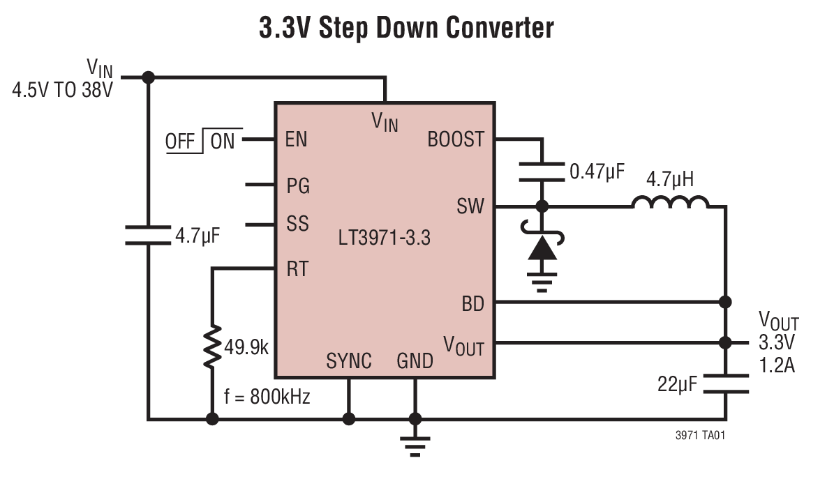 3.3V Step Down Converter