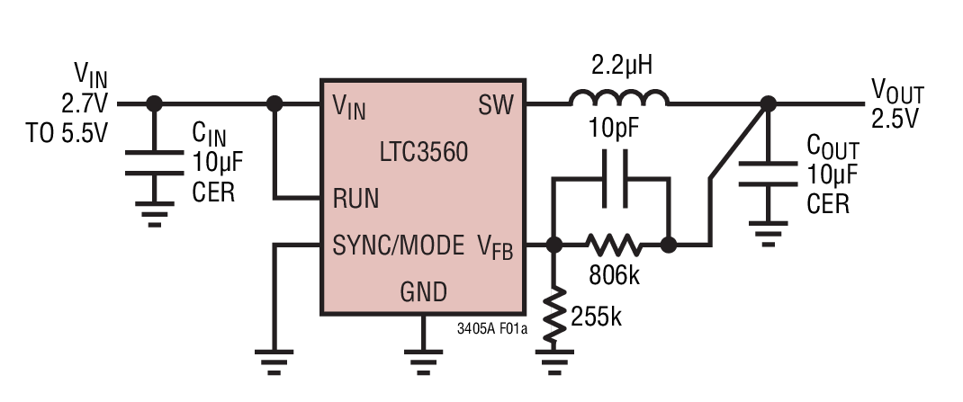 High Efﬁciency Step-Down Converter