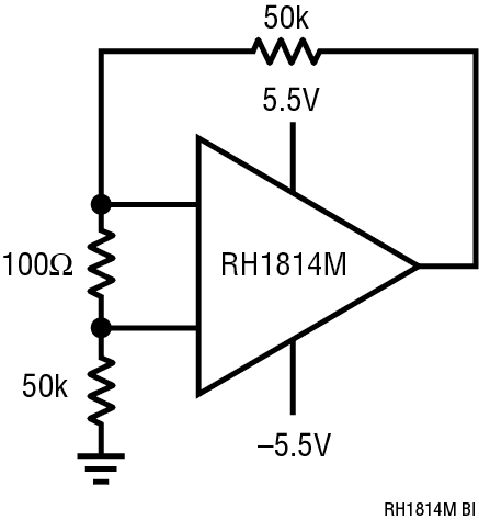 RH1814M Application Circuit