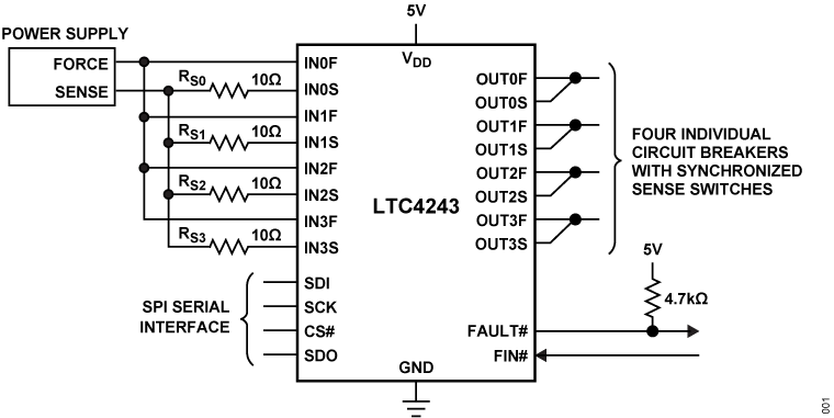 LTC4243 Typical Application