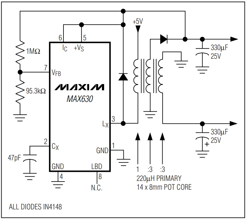 max4193 typical application circuit