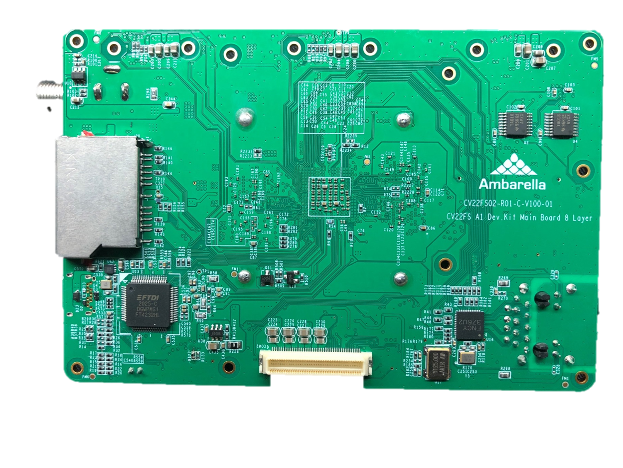 Ambarella CV22FS Development Kit - Bottom View