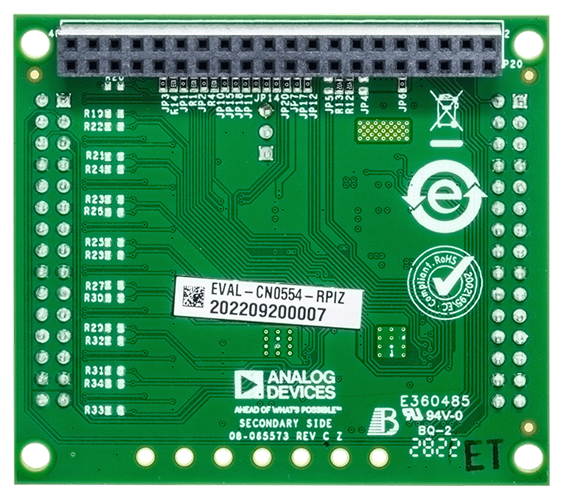 EVAL-CN0554-RPIZ - Bottom View