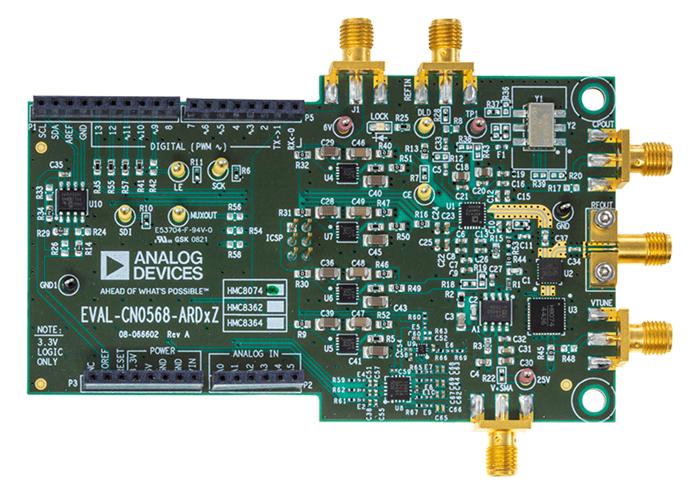 CN0568 Evaluation Board - Top View