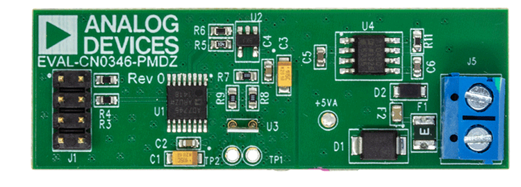 EVAL-CN0346-PMDZ Evaluation Board - Top View