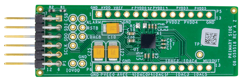 EVAL-AD5770-PMDZ Evaluation Board - Top View