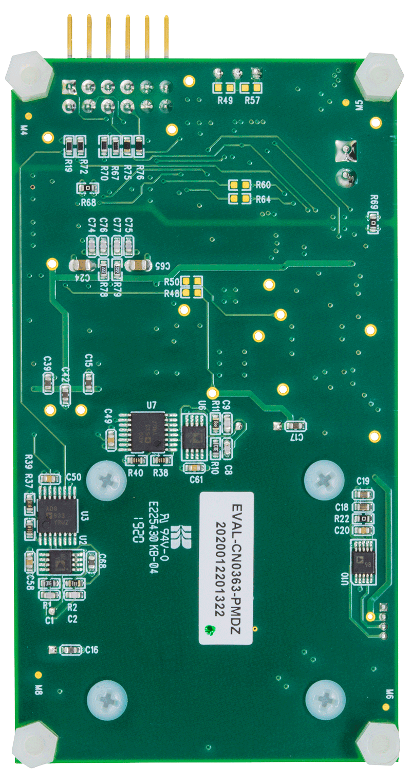 EVAL-CN0363-PMDZ Evaluation Board - Bottom View