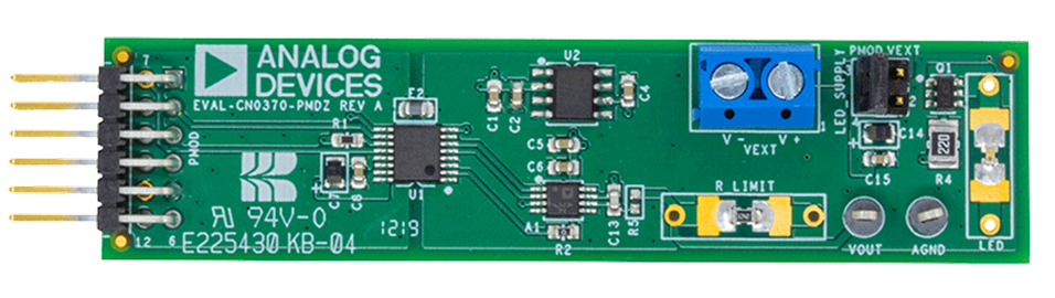EVAL-CN0370-PMDZ Evaluation Board - Top View
