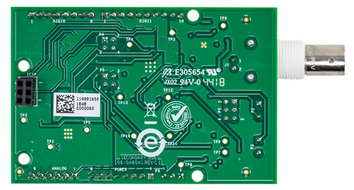 EVAL-CN0411-ARDZ Evaluation Board - Bottom View