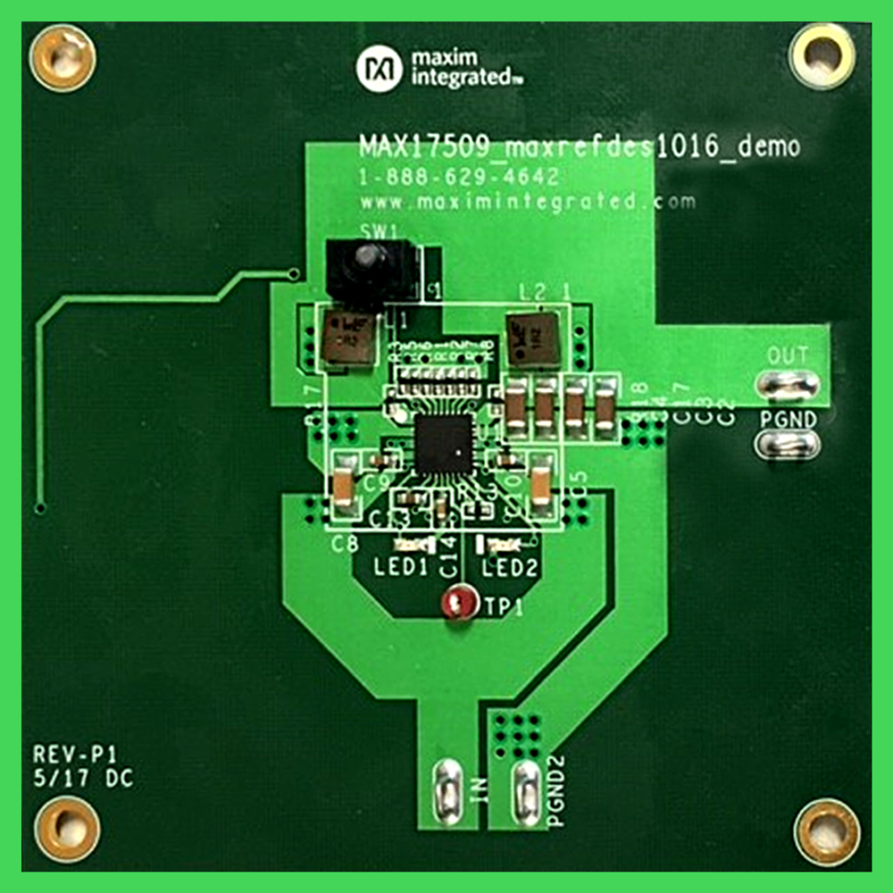 Figure 1. MAXREFDES1016 hardware.