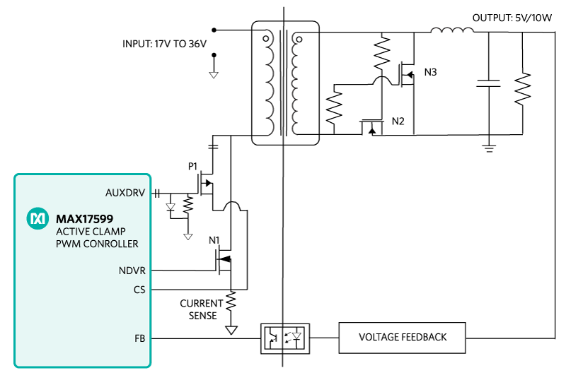 Figure 1. The MAXREFDES114# reference design block diagram