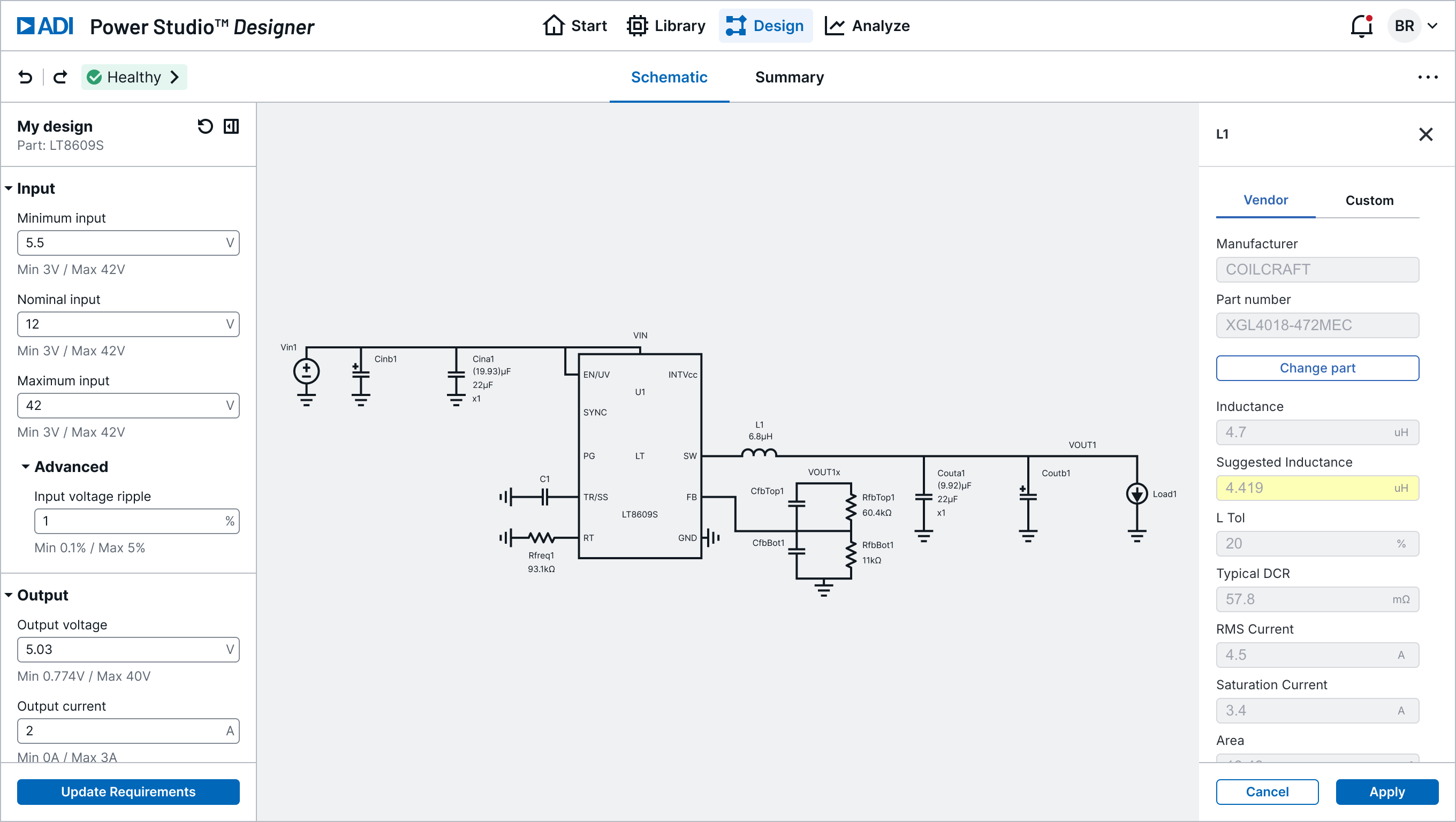Interactive Schematic