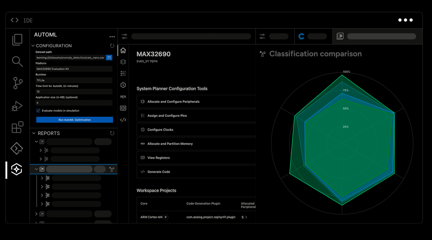 AutoML for Embedded - Part of CodeFusion Studio
